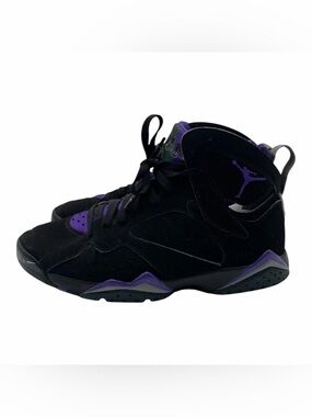 Nike Air Jordan 7 VII Retro Ray Allen Bucks Black Purple 304775-053 Mens Size 13